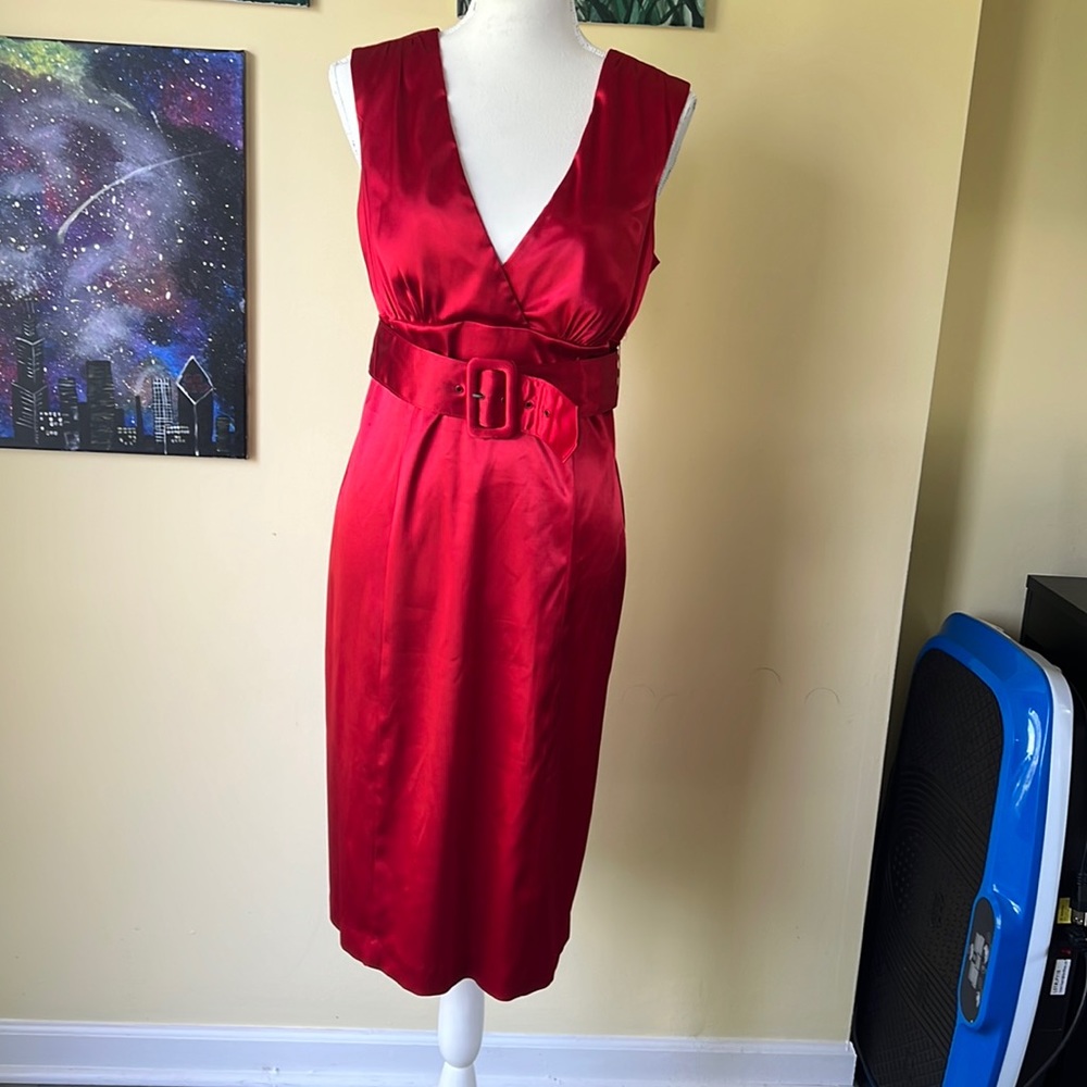 Red dress